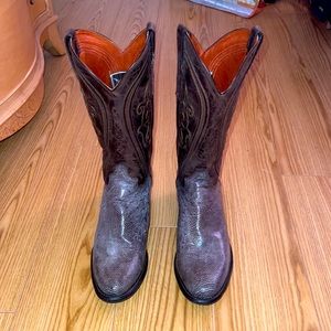 Mens Vacarri Ostrich Cowboy Boots